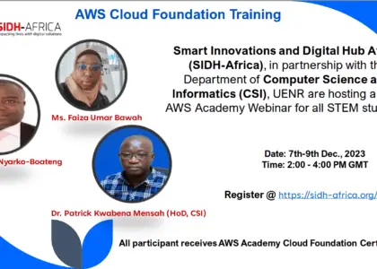 AWS training Flyer